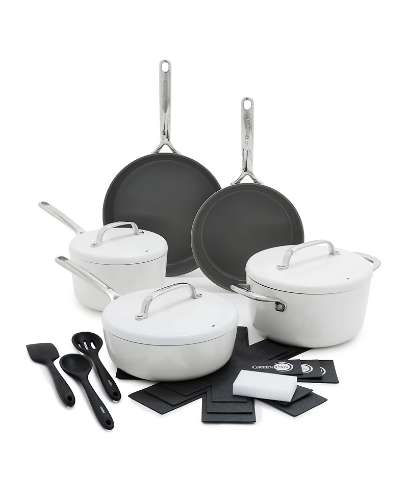 GreenPan GP5 Hard Anodized Healthy Ceramic Nonstick 15-Piece Set