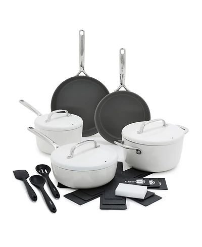 GreenPan GP5 Hard Anodized Healthy Ceramic Nonstick 15-Piece Set