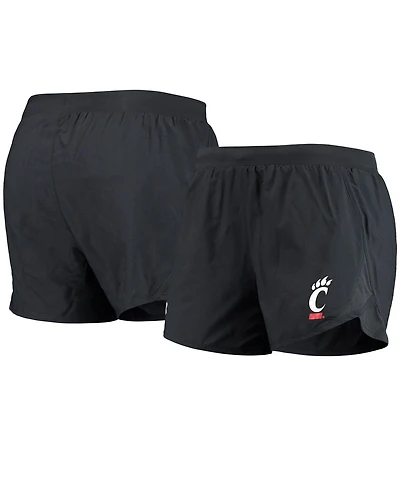 Women's Under Armour Black Cincinnati Bearcats Fly By Run 2.0 Performance Shorts