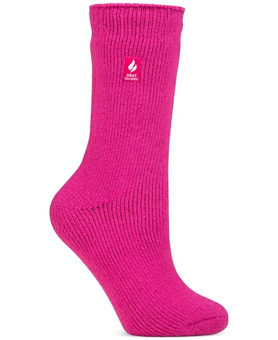 Heat Holders Women's Lite Dahlia Solid Crew Socks