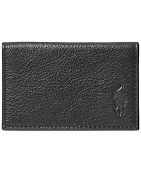 Polo Ralph Lauren Men's Pebbled Leather Card Wallet