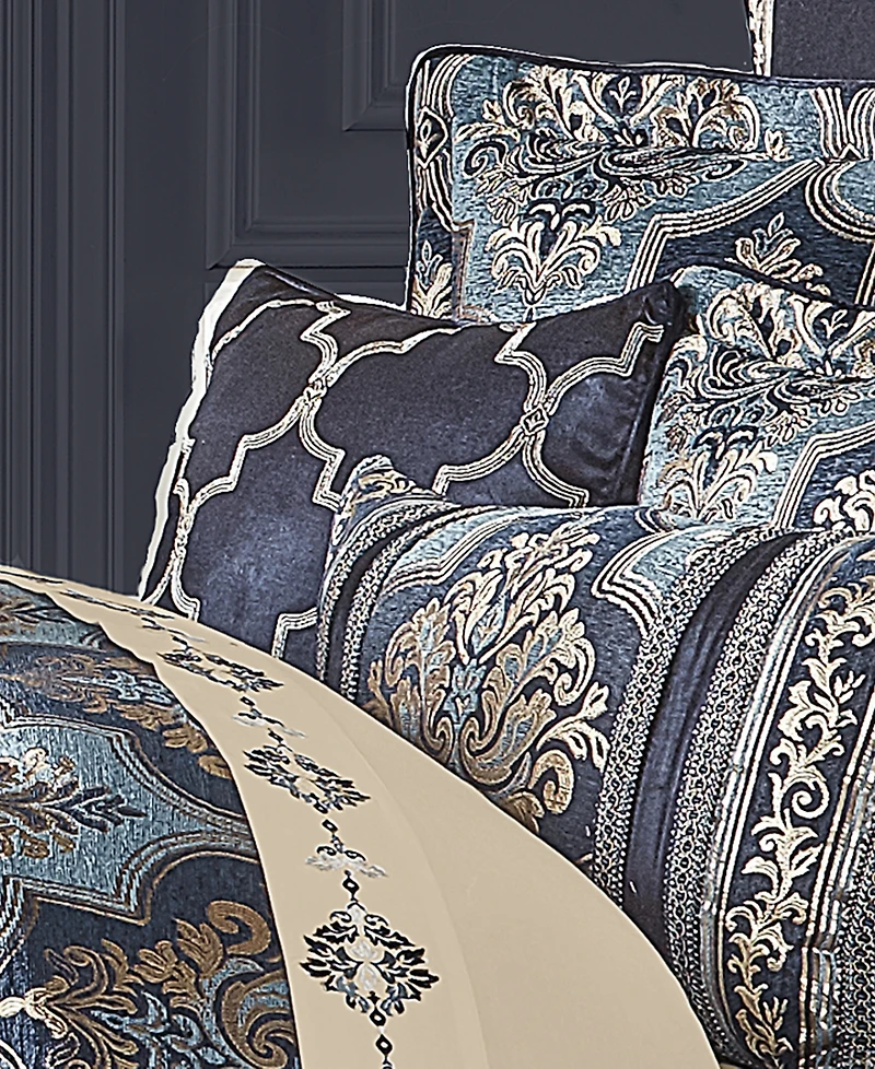 J Queen New York Middlebury Square Embellished Decorative Pillow, 18" x 18"