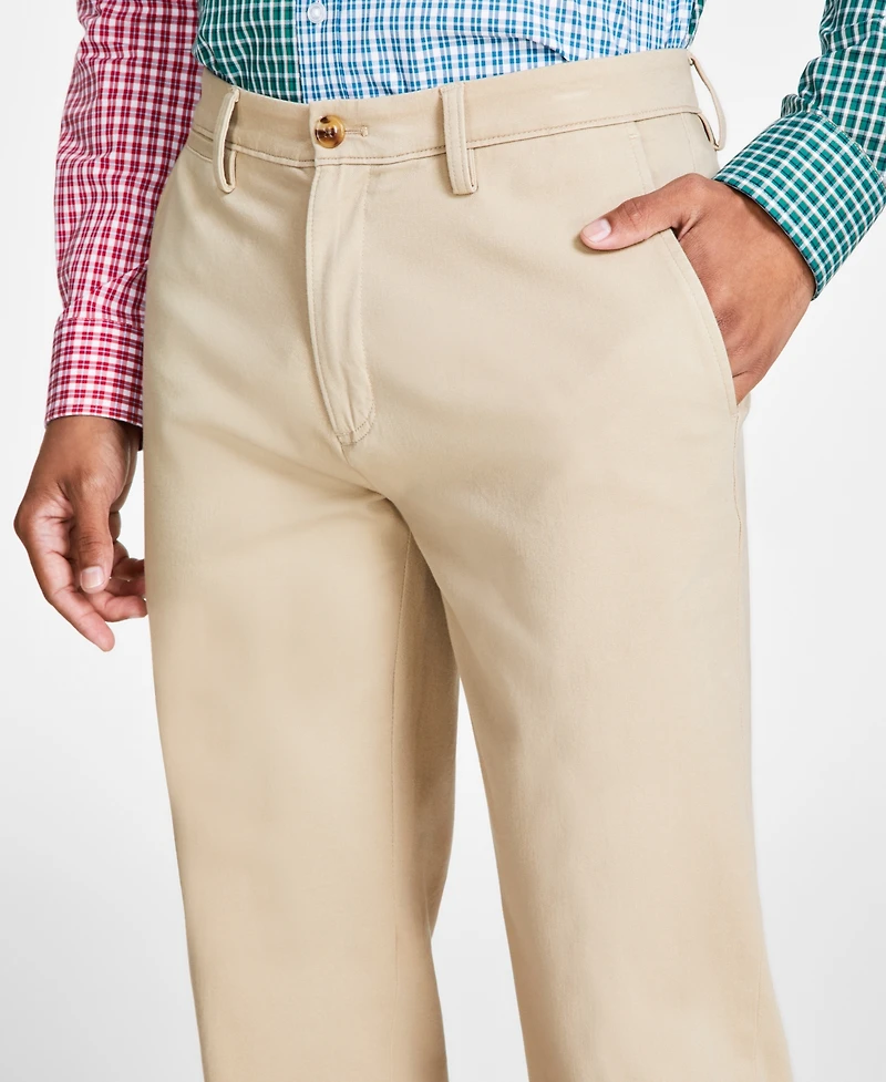 Club Room Men's Four-Way Stretch Pants, Created for Macy's
