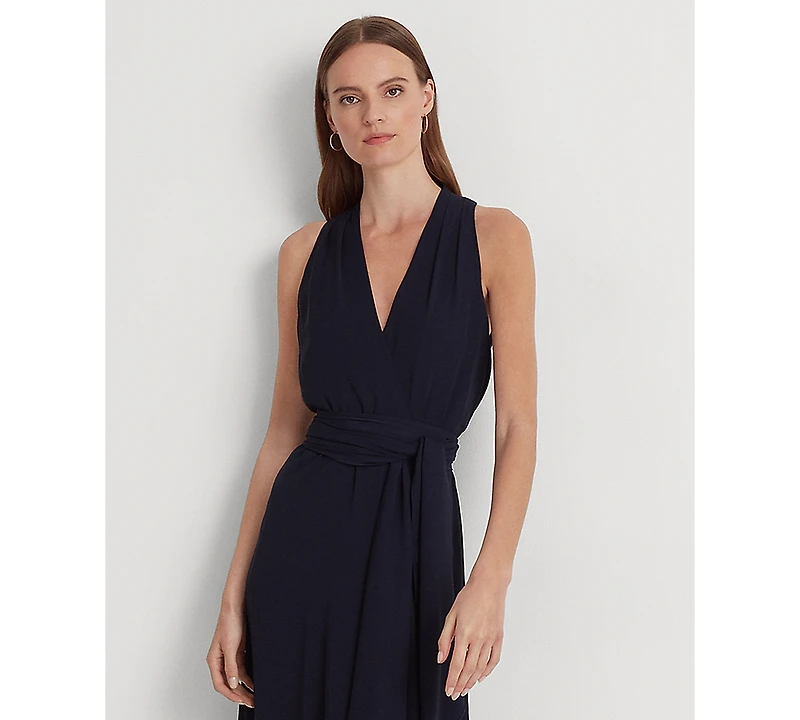 Lauren Ralph Women's Georgette Halter Cocktail Dress