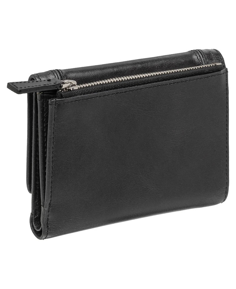 Mancini South Beach Rfid Secure Mini Clutch Wallet