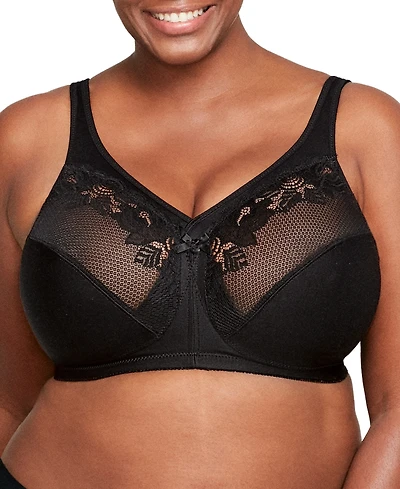 Women's Full Figure Plus MagicLift Wirefree Minimizer Support Bra 1003