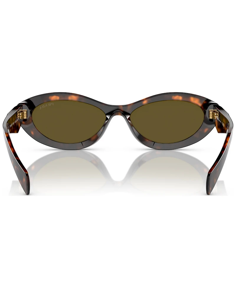 Prada Irregular Low Bridge Women's Sunglasses, Pr 26ZSF