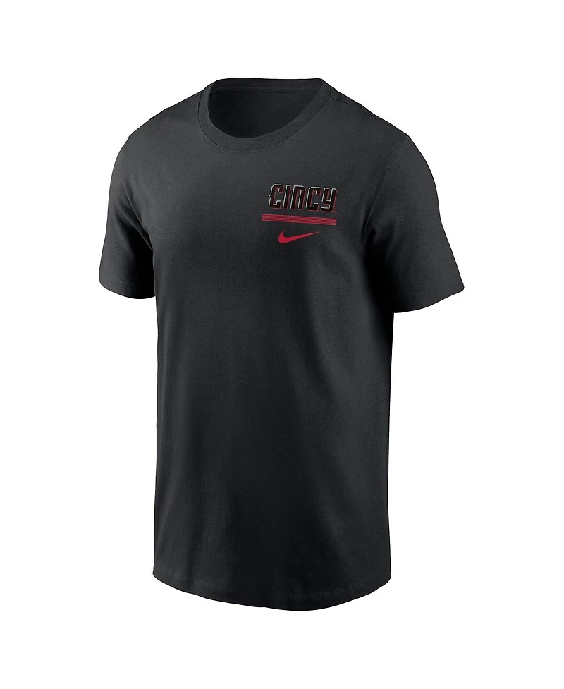 Men's Nike Black Cincinnati Reds 2023 City Connect Double T-shirt