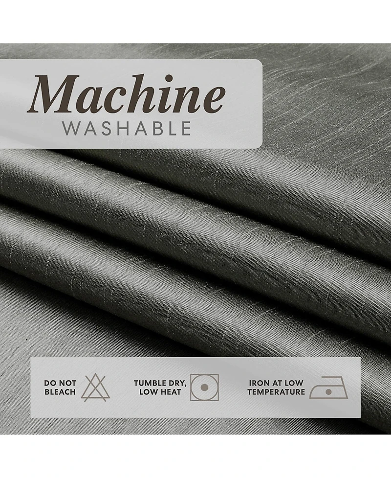 Kate Aurora Home Living 2 Piece Lightweight Basic Sheer Grommet Top Curtain Panels