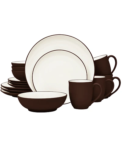 Noritake Colorwave Coupe 16 Pc. Dinnerware Set, Service for 4