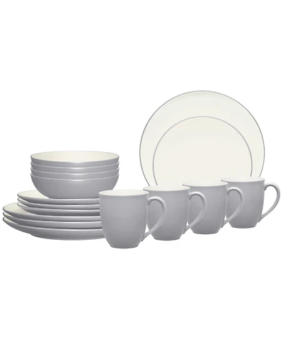 Noritake Colorwave Coupe 16 Pc. Dinnerware Set, Service for 4