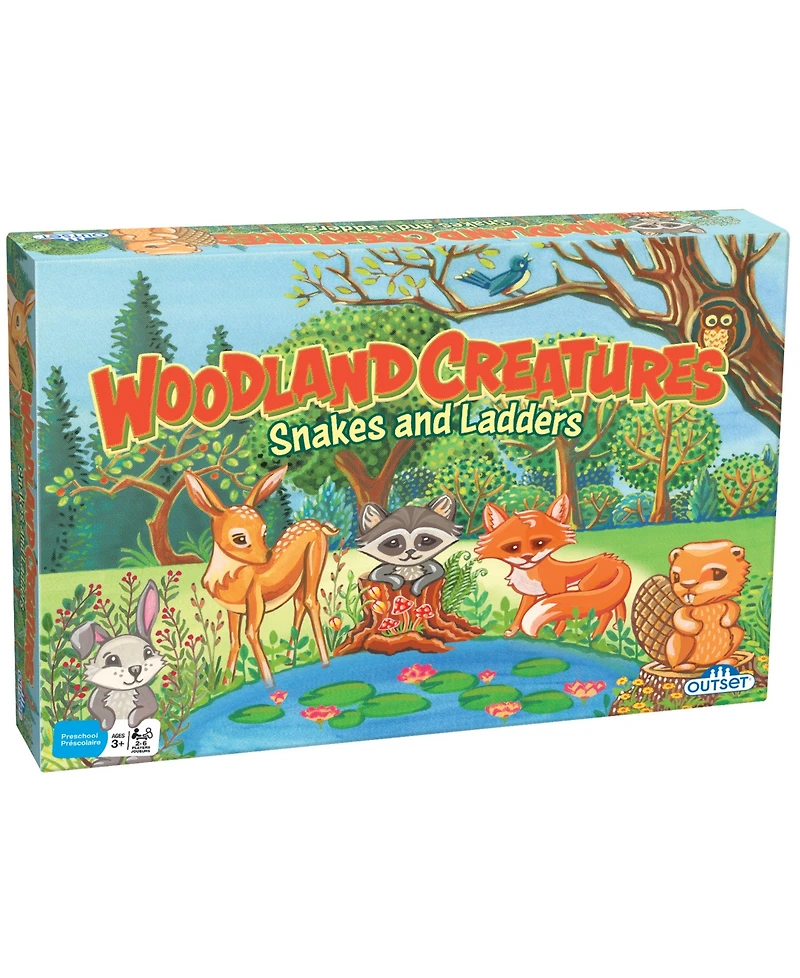 Outset Media Woodland Creatures Snakes and Ladders