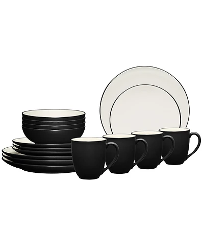 Noritake Colorwave Coupe 16 Pc. Dinnerware Set, Service for 4