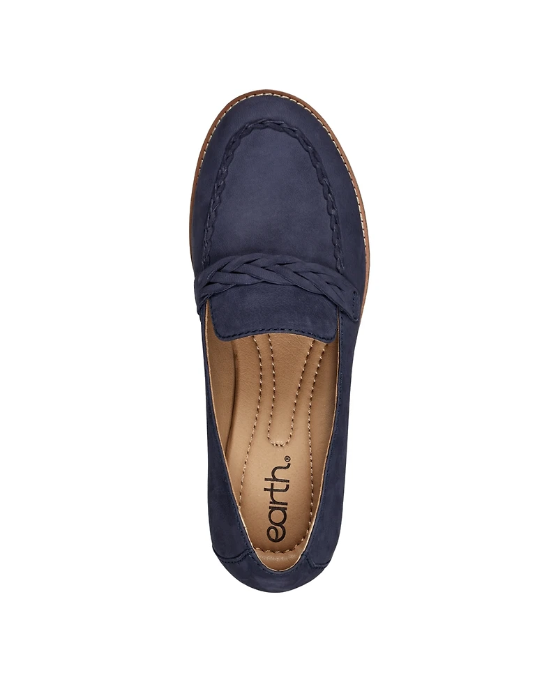 Earth Women's Edie Braided Slip-On Loafers