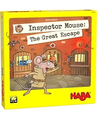Haba Inspector Mouse: The Great Escape - Detective Board Games for Family Night, Cooperative Memory Games for Ages 5+, Includes 3D Playing Board