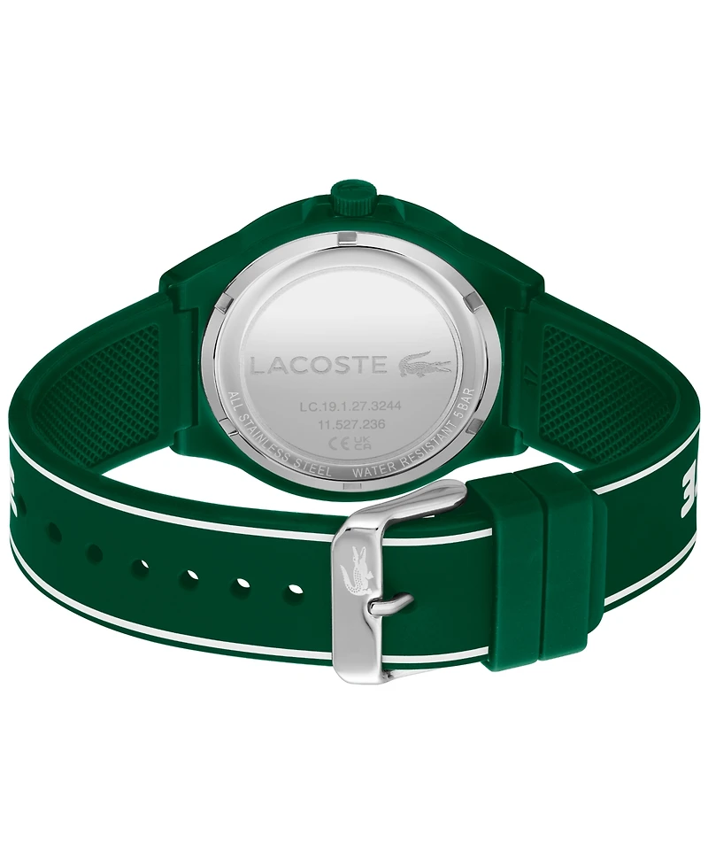 Lacoste Unisex Neocroc Green Silicone Strap Watch 42mm