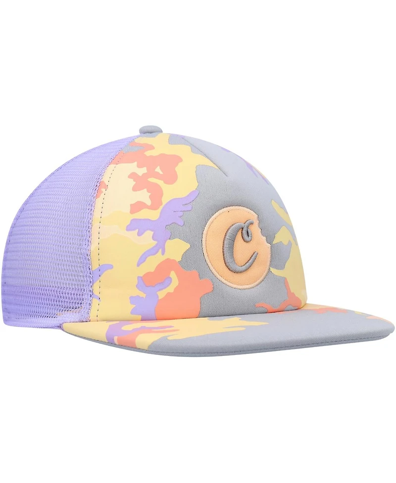 Men's Cookies Gray Fresh Air Trucker Snapback Hat