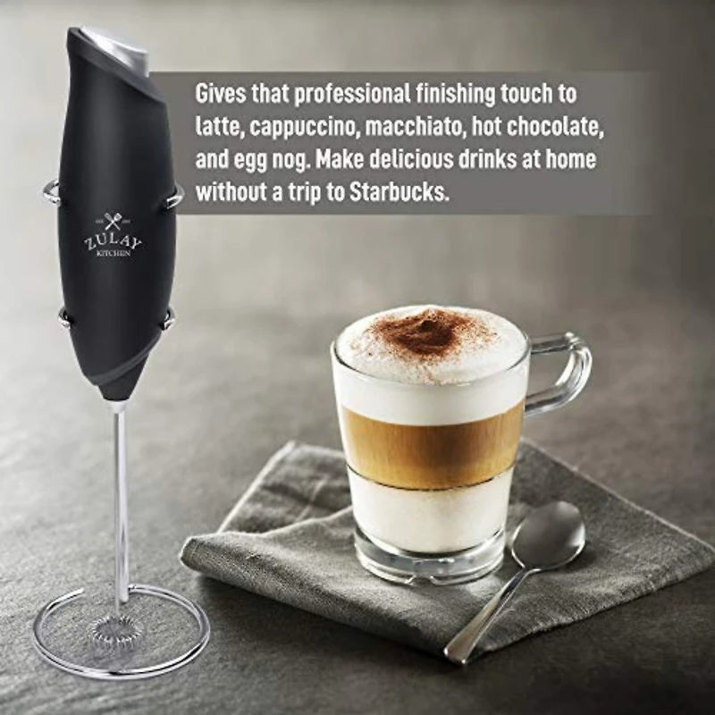 Easy Use Frother Handheld Foam Maker - One Touch Milk