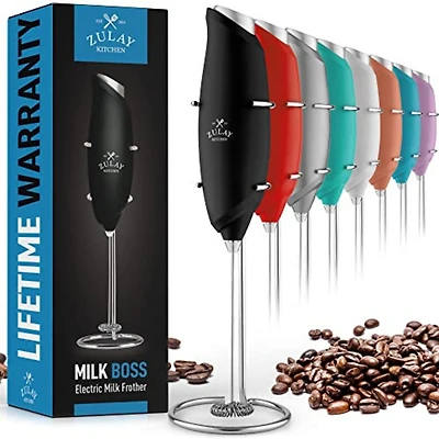 Easy Use Frother Handheld Foam Maker - One Touch Milk