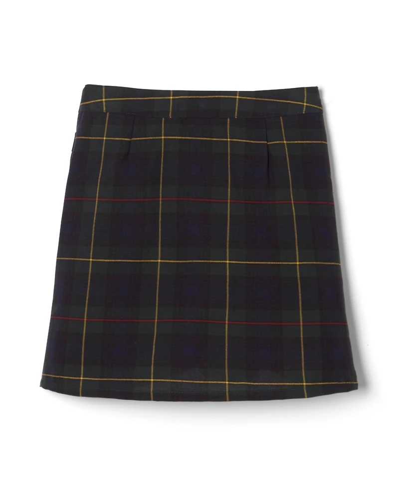 French Toast Little Girls Adjustable Waist Plaid Two-Tab Scooter Skirt