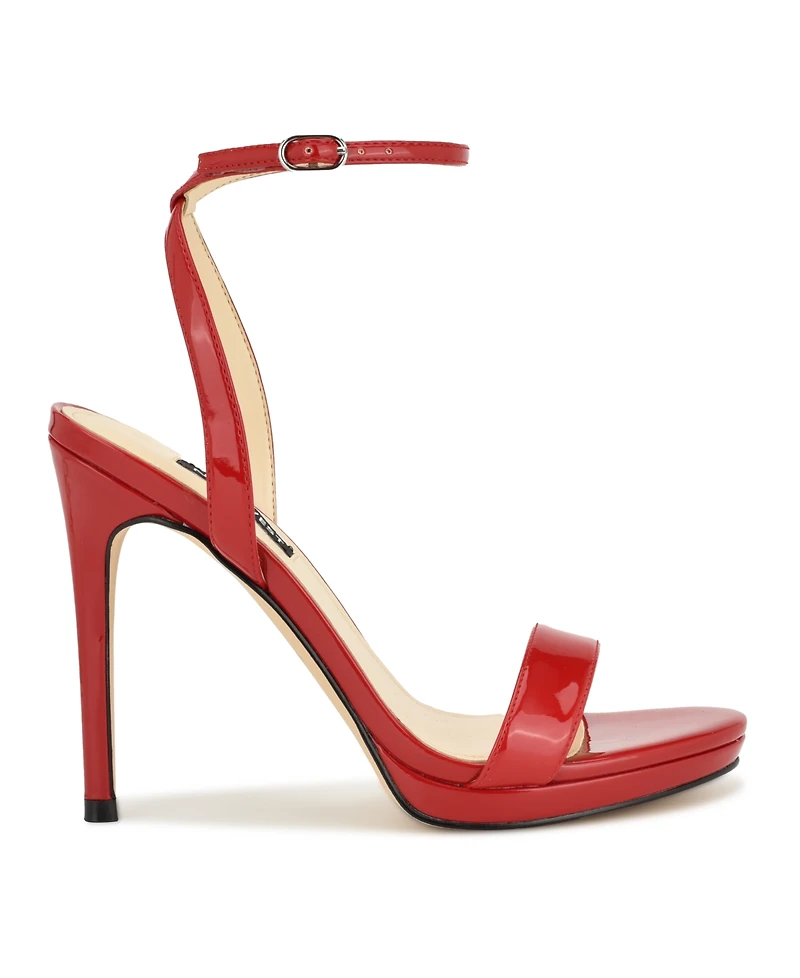 Nine West Women's Loola Ankle Strap High Stiletto Sandals