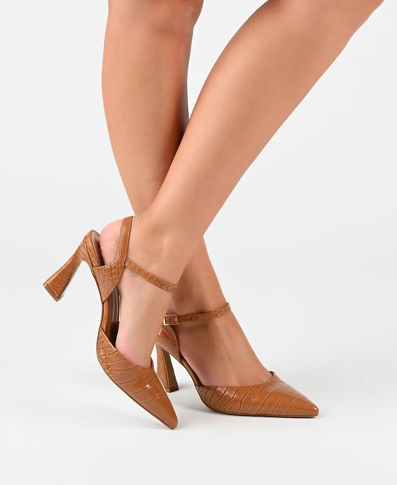 Journee Collection Women's Nixey Pointed Toe Heels