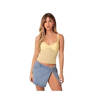 Women's Mercy Sheer Mesh Bra Top
