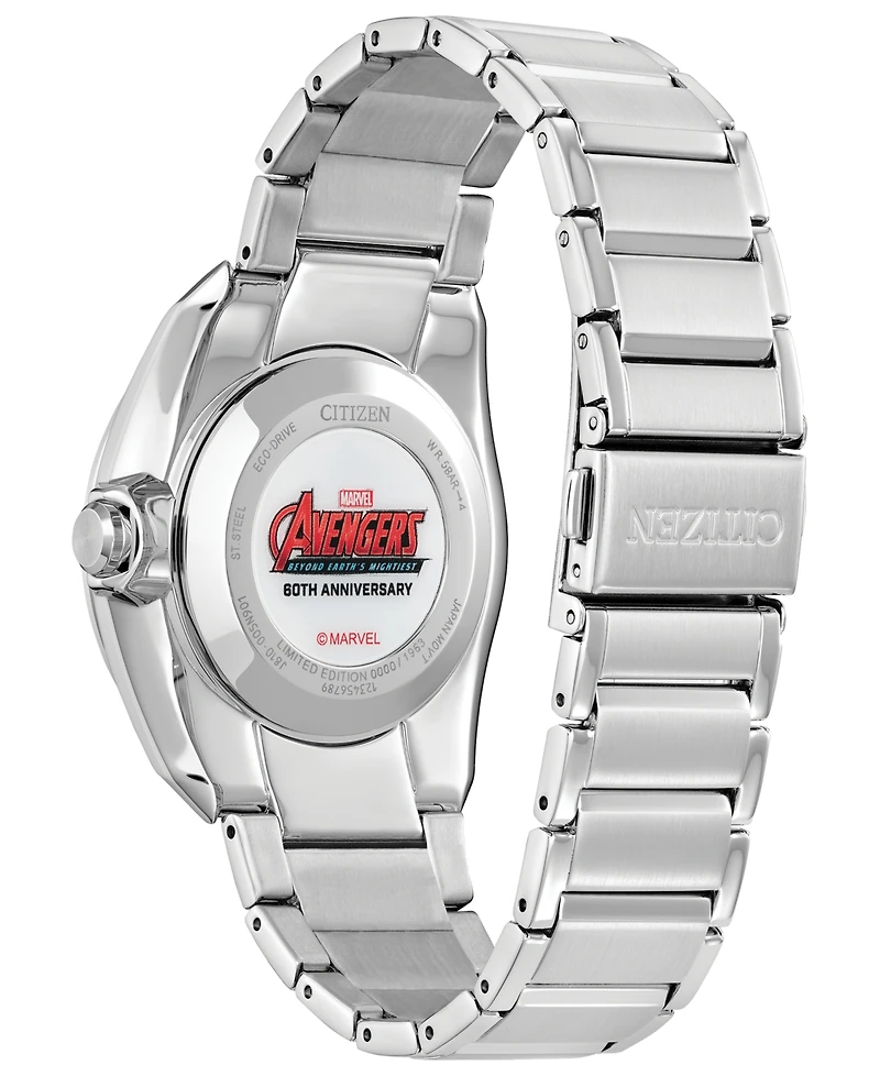 Citizen Eco-Drive Men's Marvel Classic Avengers Stainless Steel Bracelet Watch 43mm