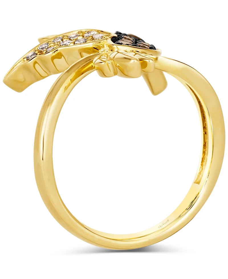 Le Vian Multicolor Diamond Bird Statement Ring (1/2 ct. t.w.) in 14k Gold