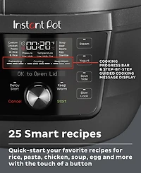 Instant Pot 7.5Qt Rio Wide Plus 9-in-1 Multi-Cooker