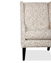 Landow Fabric Wing Chair, Created for Macy's