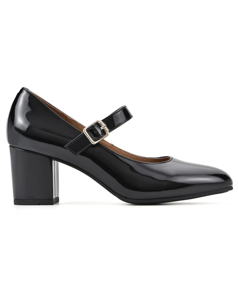 White Mountain Women's Frenzies Mary Jane Heeled Pumps