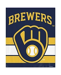 Wincraft Milwaukee Brewers Ultra Plush 50" x 60" Throw Blanket