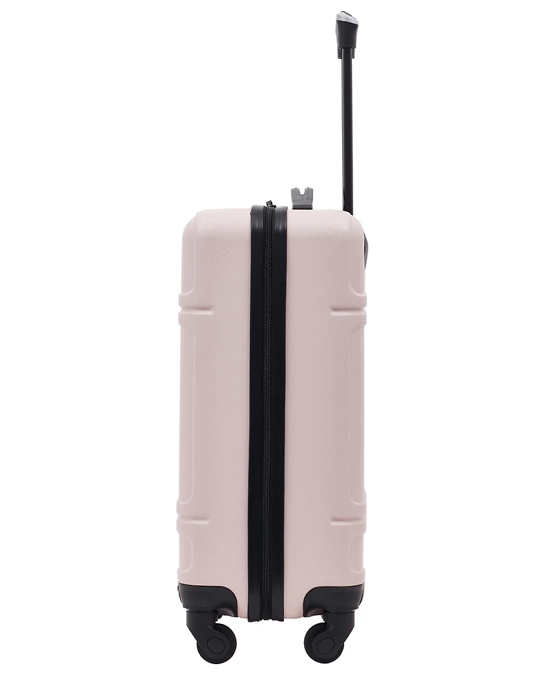 Travelers Club Skyline Collection 20" Rolling Carry-On with 360 Degree 4-Wheel System