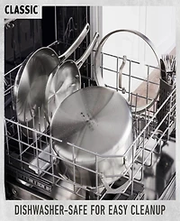 Calphalon Classic Stainless Steel 3.5 Qt. Covered Saucepan