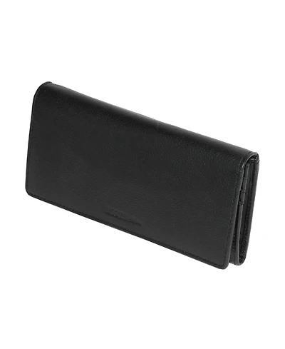 Ladies Leather Expander Clutch Wallet