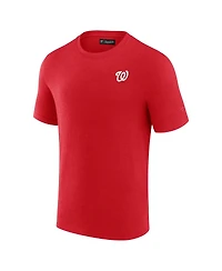 Men's Fanatics Signature Red Washington Nationals Modal Short Sleeve T-shirt