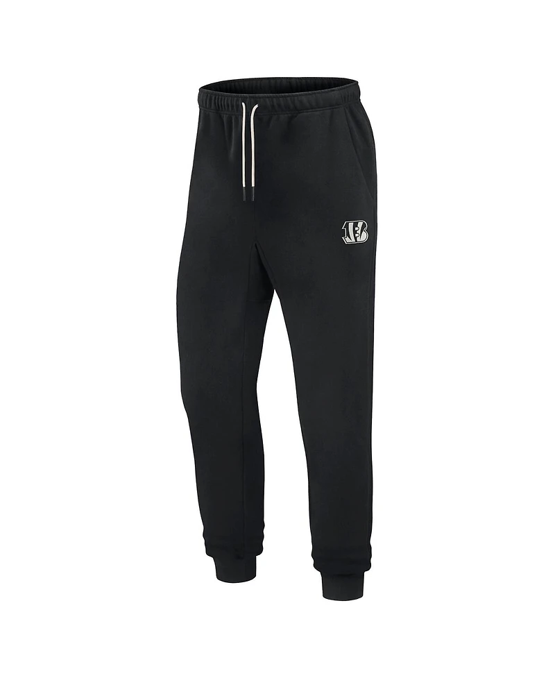 Men's and Women's Fanatics Signature Black Cincinnati Bengals Super Soft Fleece Jogger