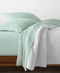 Ella Jayne Percale Cool and Crisp 300 Thread Count 100% Cotton 3-Pc. Sheet Set, Twin