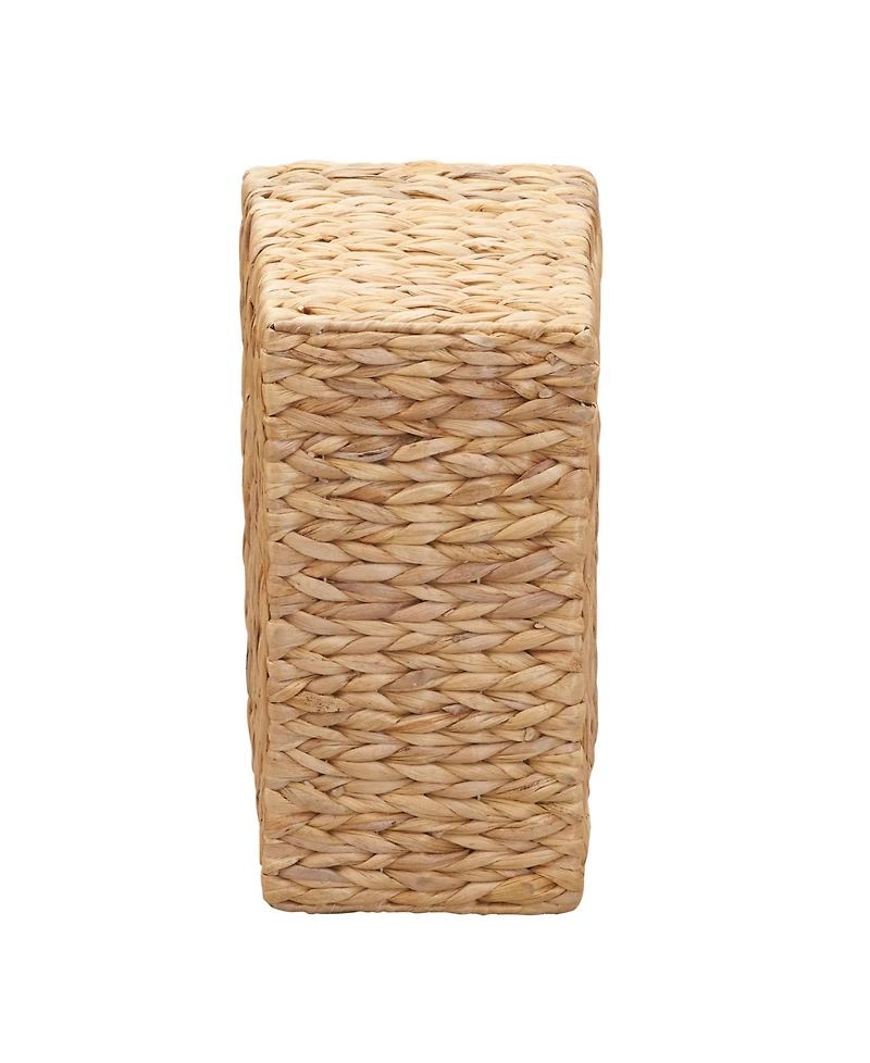 Side to Side Hyacinth Magazine Basket