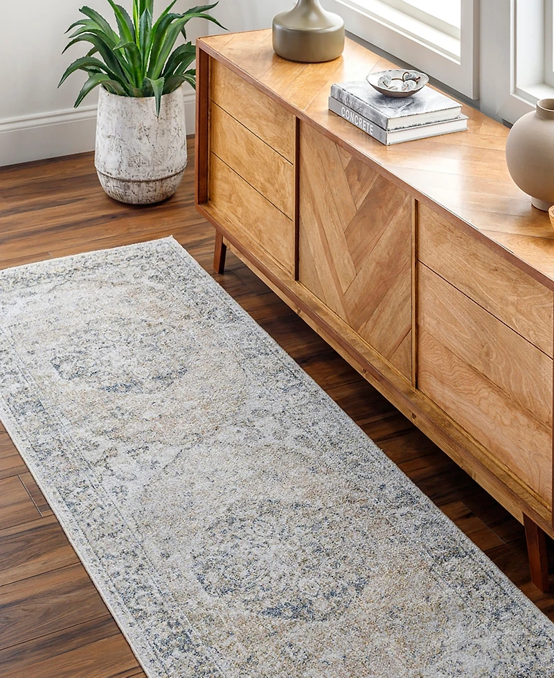 Livabliss Lillian Machine Washable LLL2309 2'7" x 7'3" Runner Area Rug
