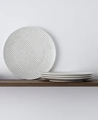 Noritake Hammock Dots Coupe Dinner Plates, Set of 4