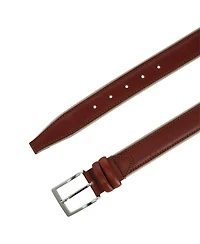 Trafalgar Men's The Back Nine 35mm Full Grain Leather with Nylon Lining Casual Golf Belt