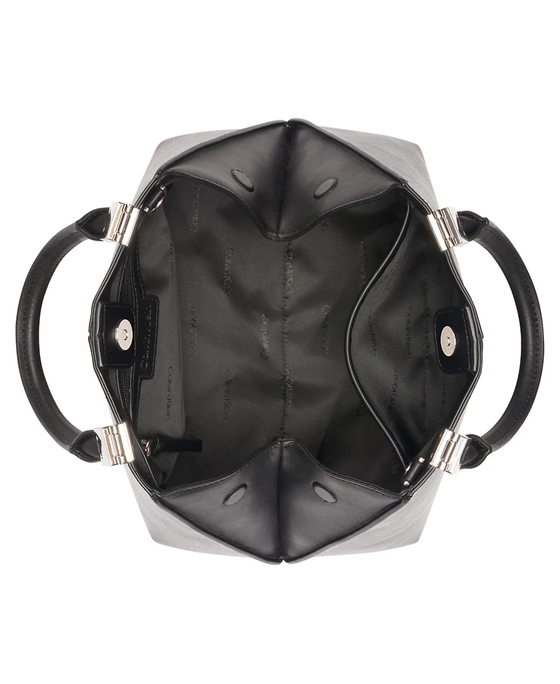 Calvin Klein Granite Convertible Satchel with Magnetic Snap