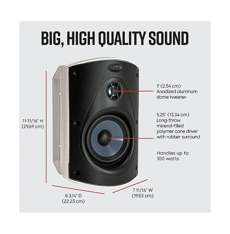 Atrium 6 All-Weather Loudspeakers - White