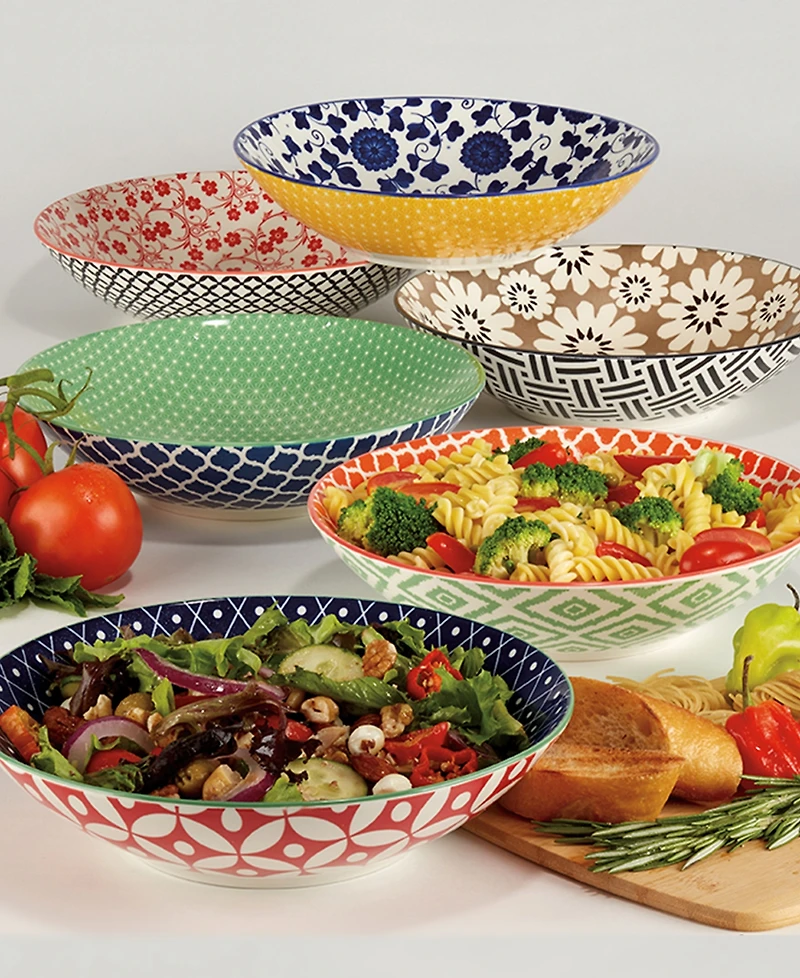 Certified International Soho Set of 6 Dinner Bowls