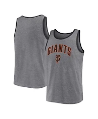Men's Fanatics Heather Gray San Francisco Giants Primary Tank Top