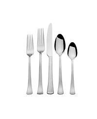 International Silver Fulton Satin 18.0 Stainless Steel 51 Piece Flatware Set, Service For 8