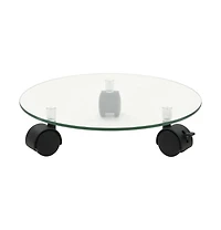 Plant Rollers 2 pcs Tempered Glass 11" Round