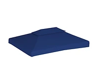 vidaXL 2-Tier Gazebo Top Cover 1 oz/ft² 13.1'x9.8' Blue